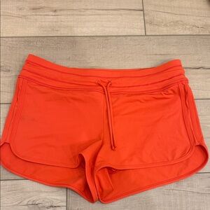 Athleta Orange Athletic Shorts XS